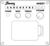 Ibanez PCBE12-OPN Akustik Bass