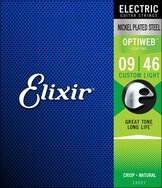 Elixir 19027 E-Gitarre Saiten Optiweb 009-046 Custom Light