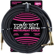 Ernie Ball Instrumentenkabel EB6086 5,49m schwarz