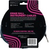 Ernie Ball Instrumentenkabel EB6060 7,62m schwarz/neonblau